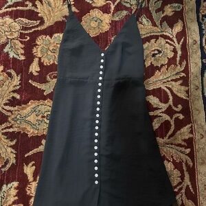 Black Button-Down Dress